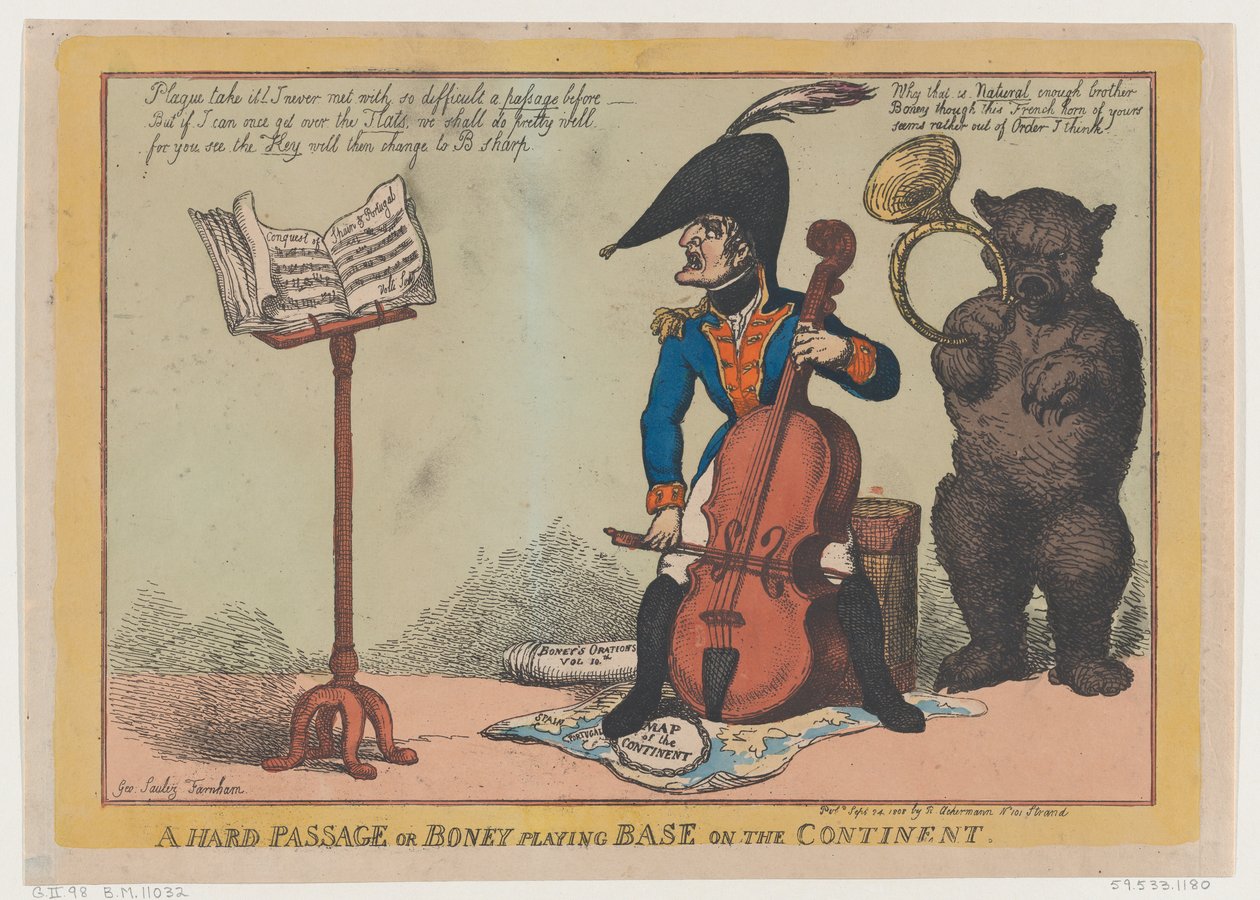 Tvrdá pasáž nebo kostěná hrací základna na kontinentu, 24. září 1808, 24. září 1808. od Thomas Rowlandson