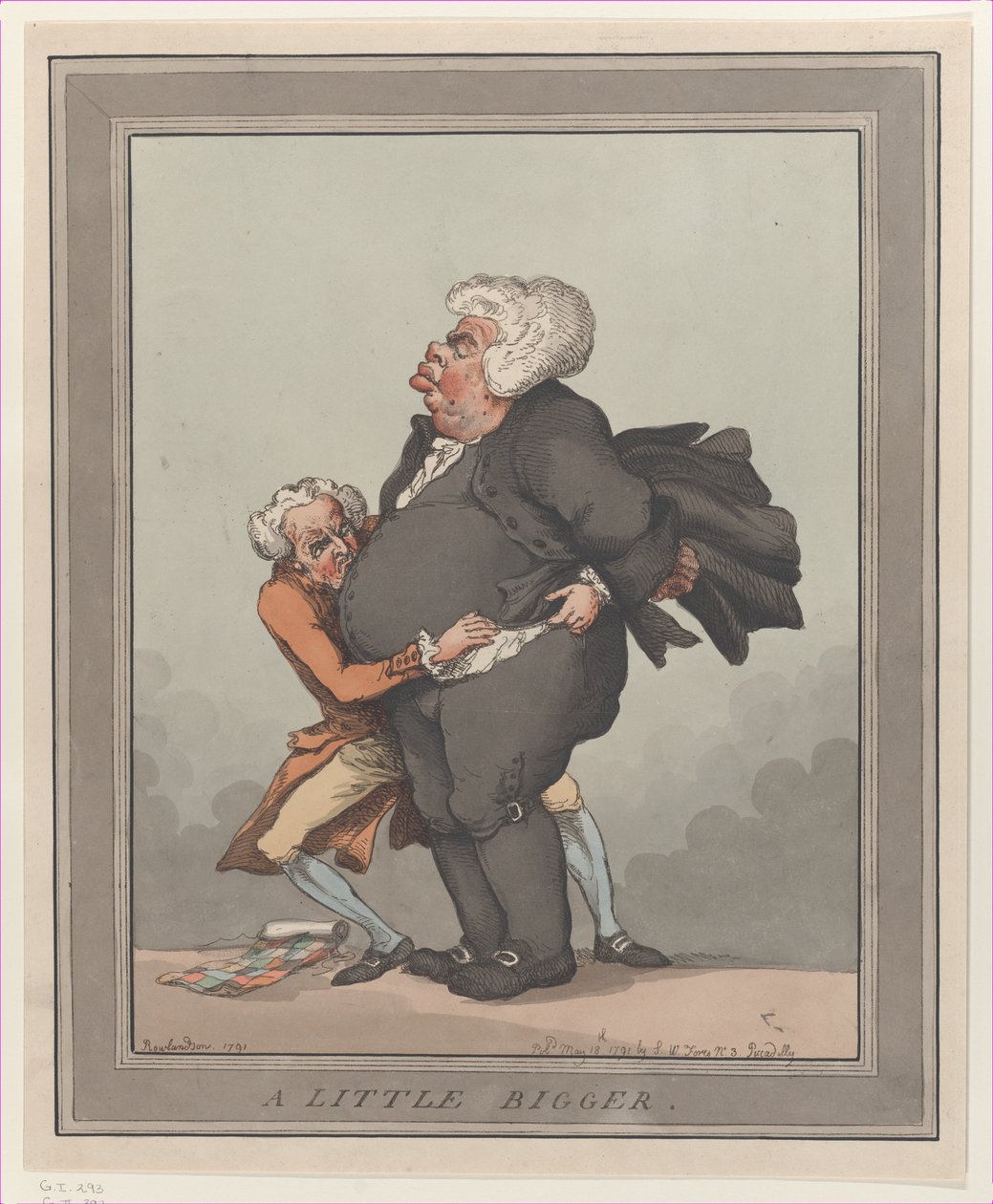 Trochu větší, 18. května 1791, 18. května 1791. od Thomas Rowlandson