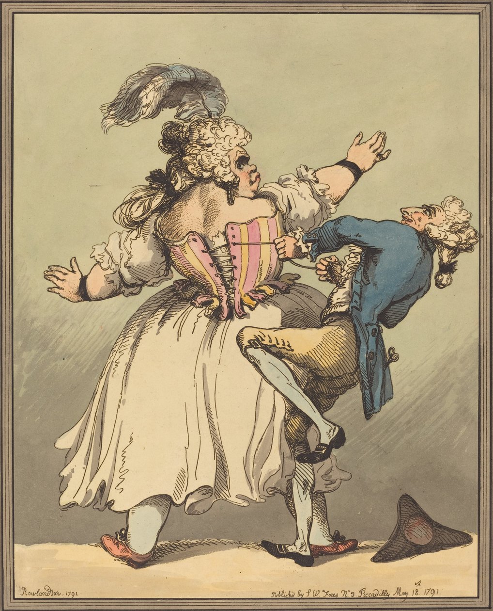 Trochu těsněji, 1791. od Thomas Rowlandson