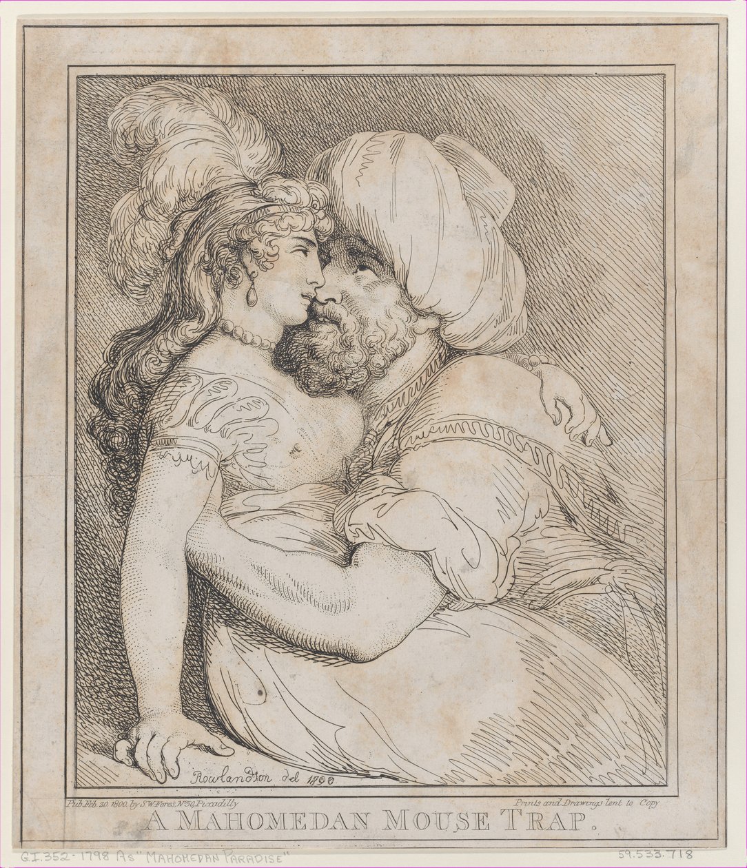 Past na myši Mahomedan, 20. února 1800, 20. února 1800. od Thomas Rowlandson