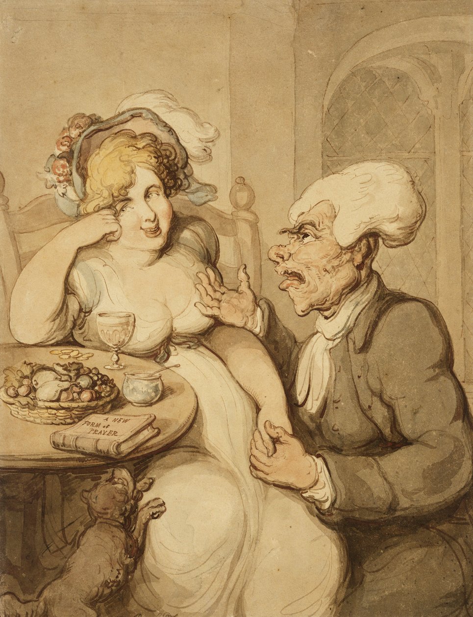 Nová forma modlitby, od Thomas Rowlandson
