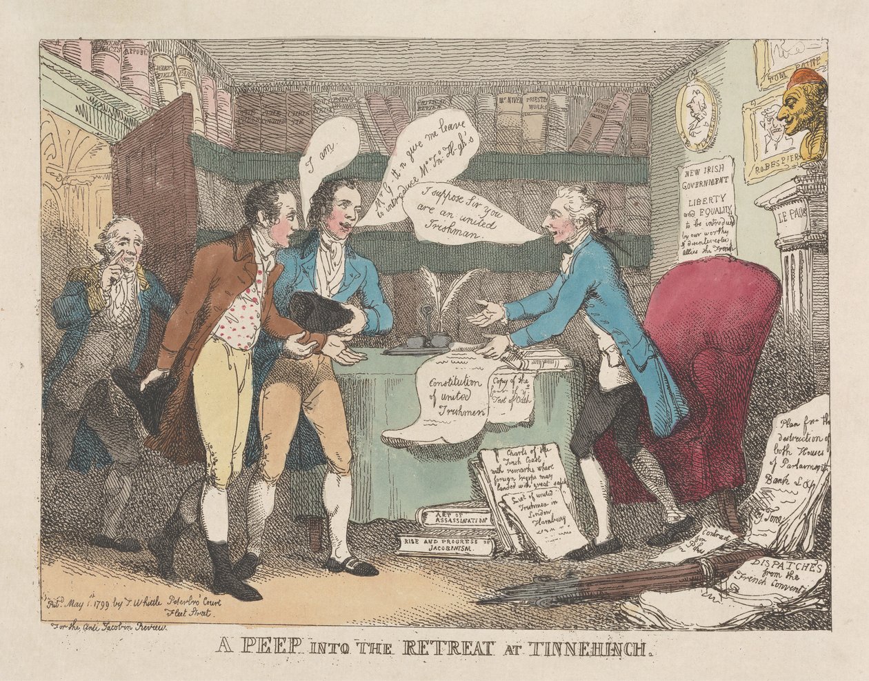 Nahlédnutí do rekreačního střediska v Tinnehinchu od Thomas Rowlandson