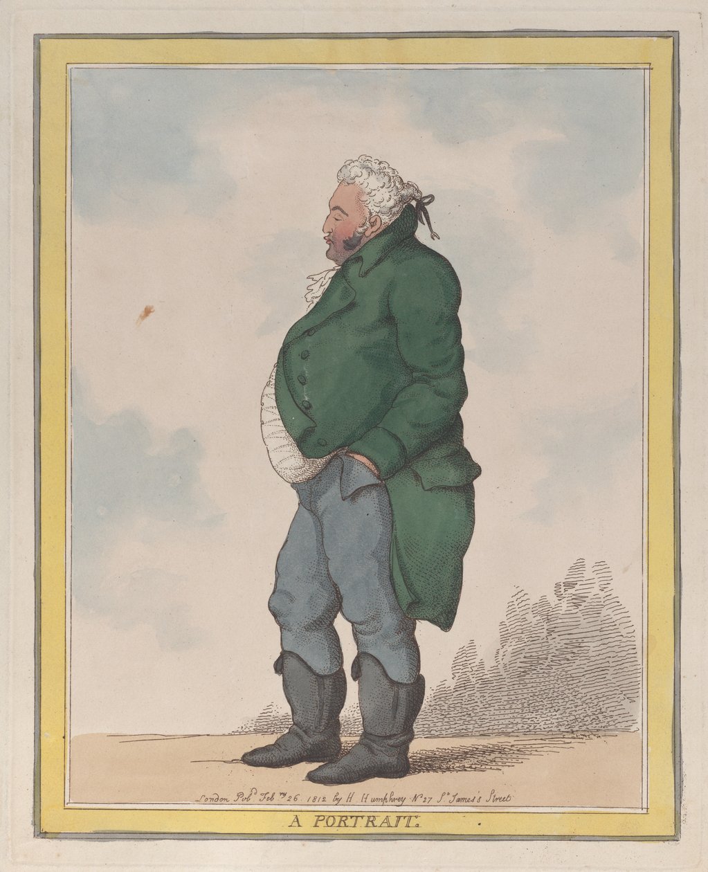 Portrét George, 3. hrabě z Pomfret, 26. února 1812, 26. února 1812. od Thomas Rowlandson