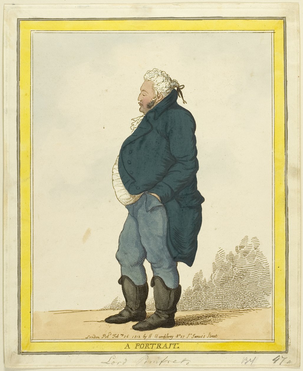 Portrét: Lord Pomfret od Thomas Rowlandson