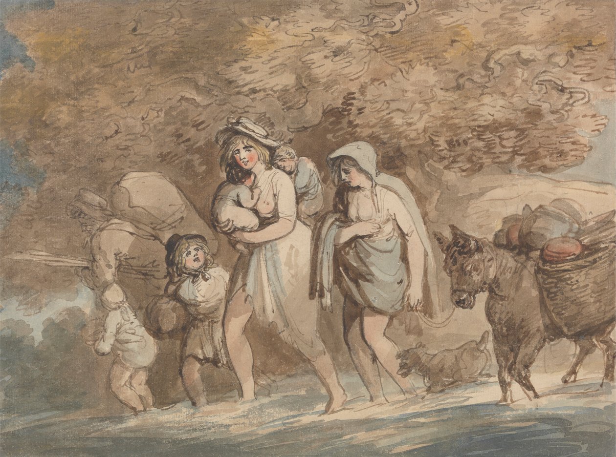 Potter se vrací z trhu od Thomas Rowlandson