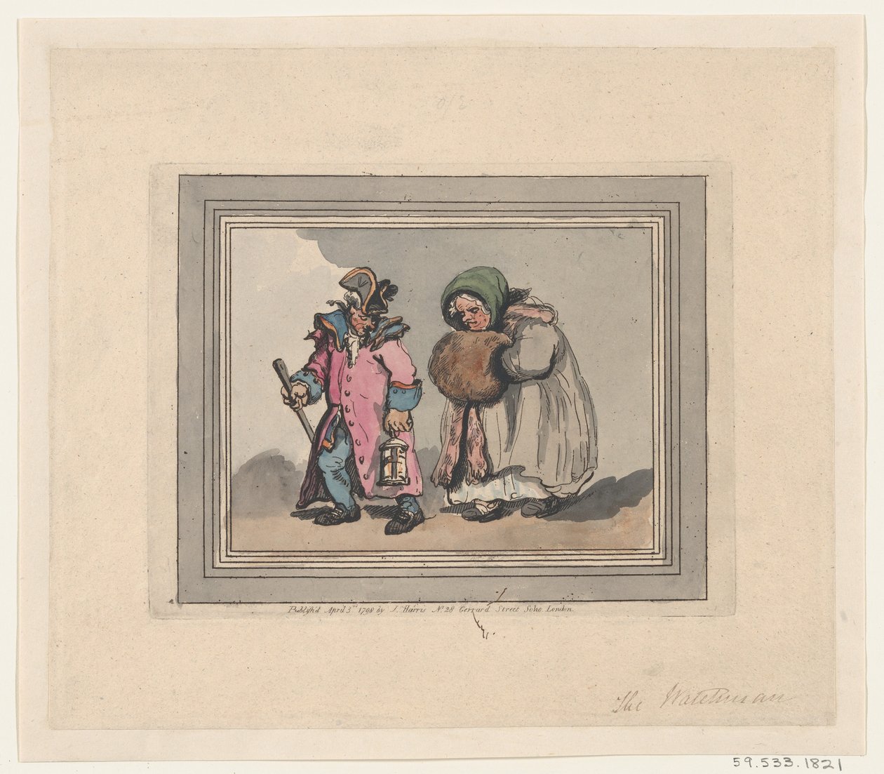 Návrat z návštěvy, 3. dubna 1798, 3. dubna 1798. od Thomas Rowlandson
