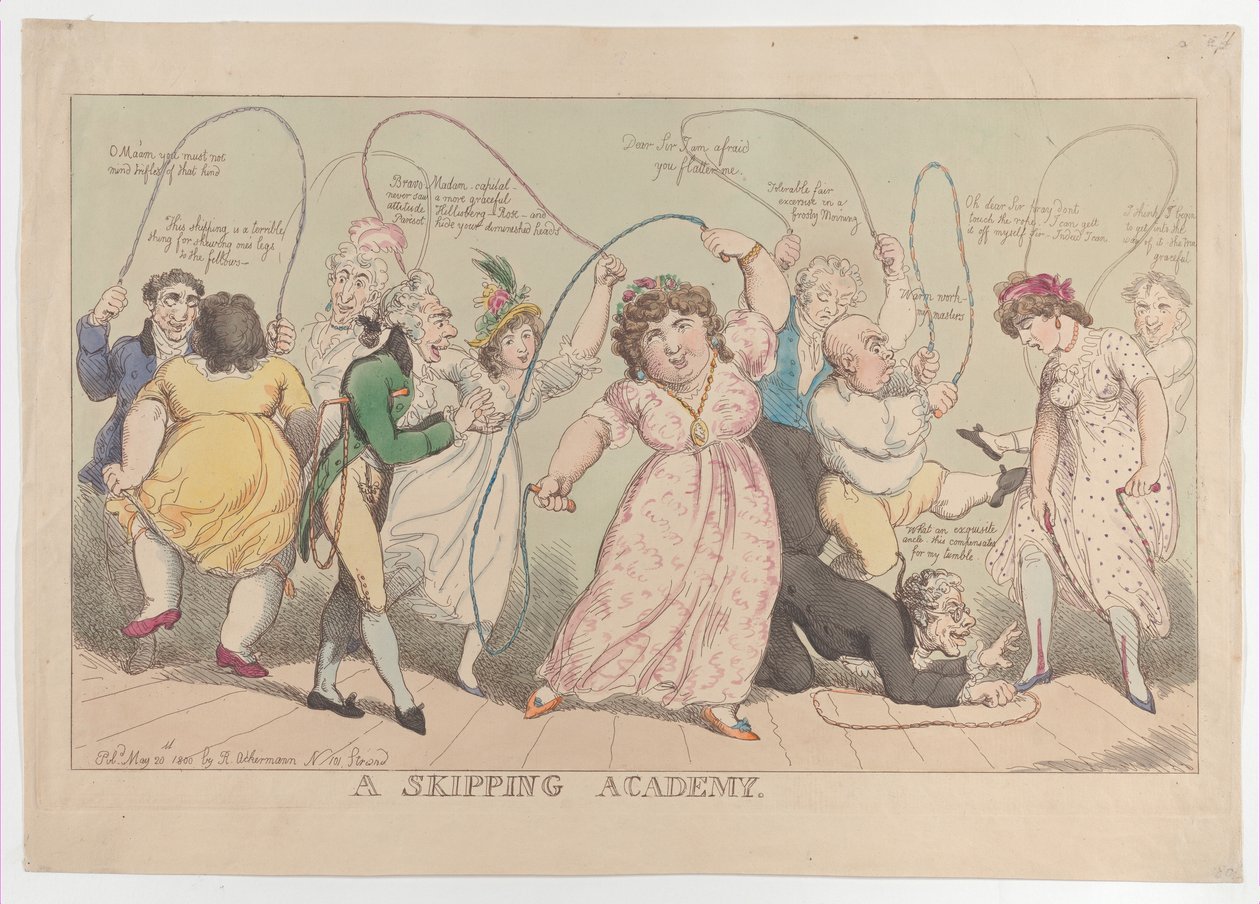 A Skipping Academy, 20. května 1800., 20. května 1800. od Thomas Rowlandson