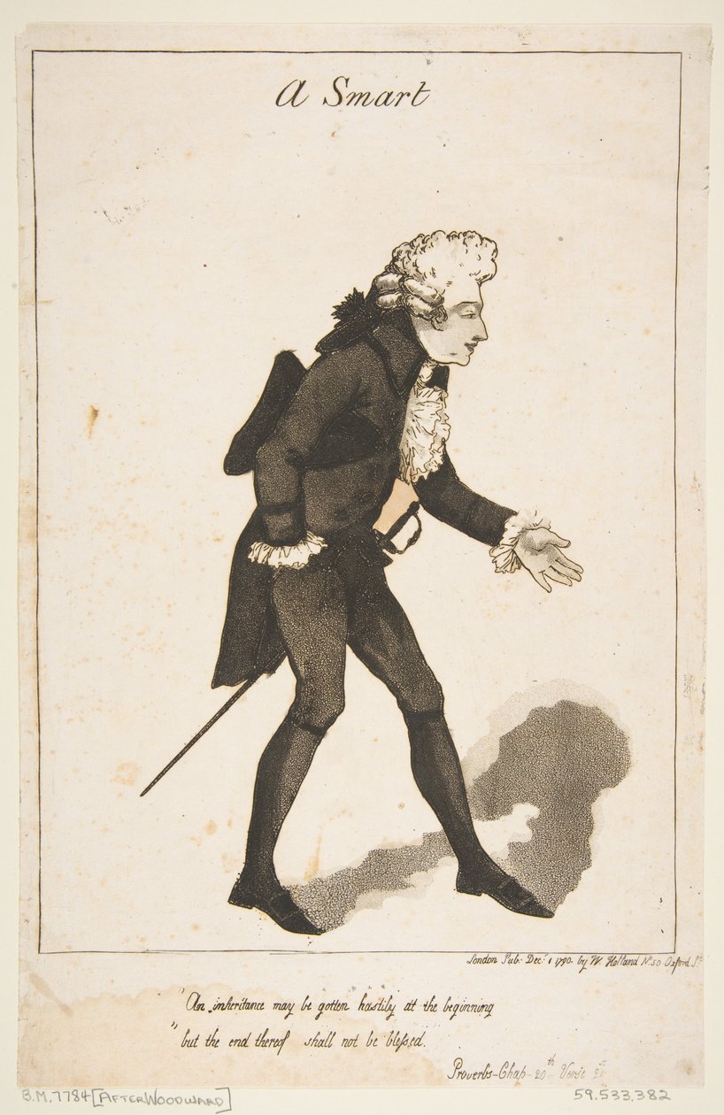 A Smart, 1. prosince 1790. od Thomas Rowlandson