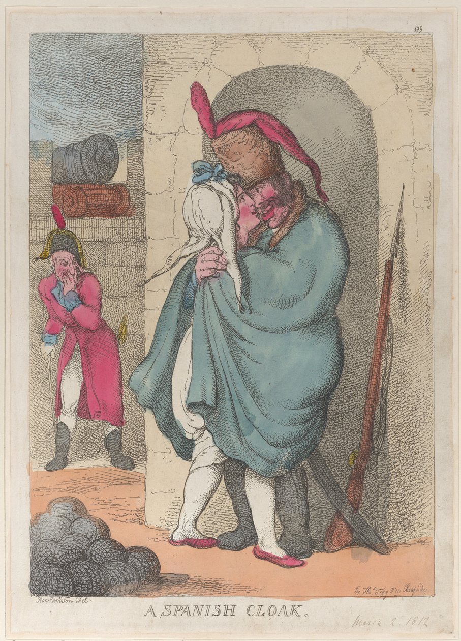 Španělský plášť, 2. března 1812, 2. března 1812. od Thomas Rowlandson