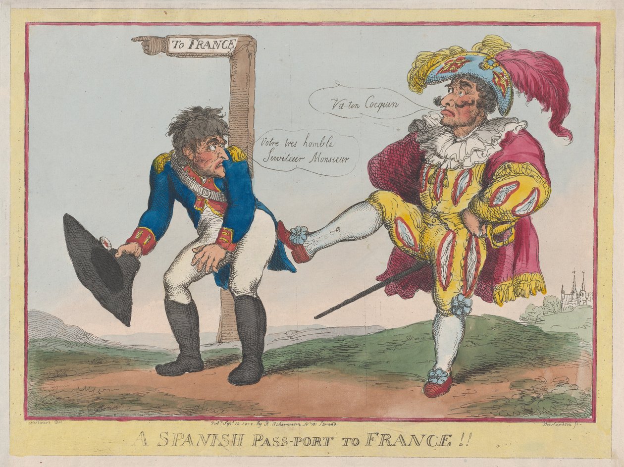 Španělský průsmyk do Francie!!, 12. září 1808, 12. září 1808. od Thomas Rowlandson