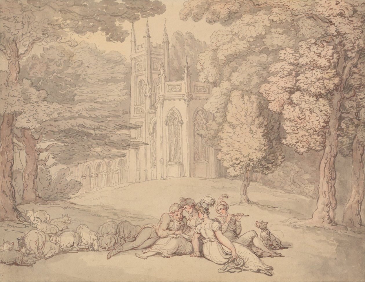 Letní idyla od Thomas Rowlandson