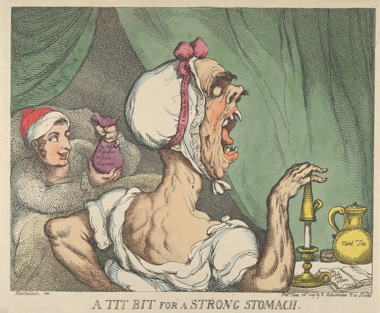 Sýkorka pro silný žaludek, 20. června 1809, 20. června 1809. od Thomas Rowlandson