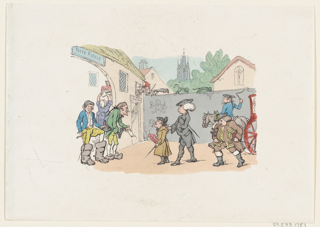 Cesta do cizích končin, 1807., 1807. od Thomas Rowlandson