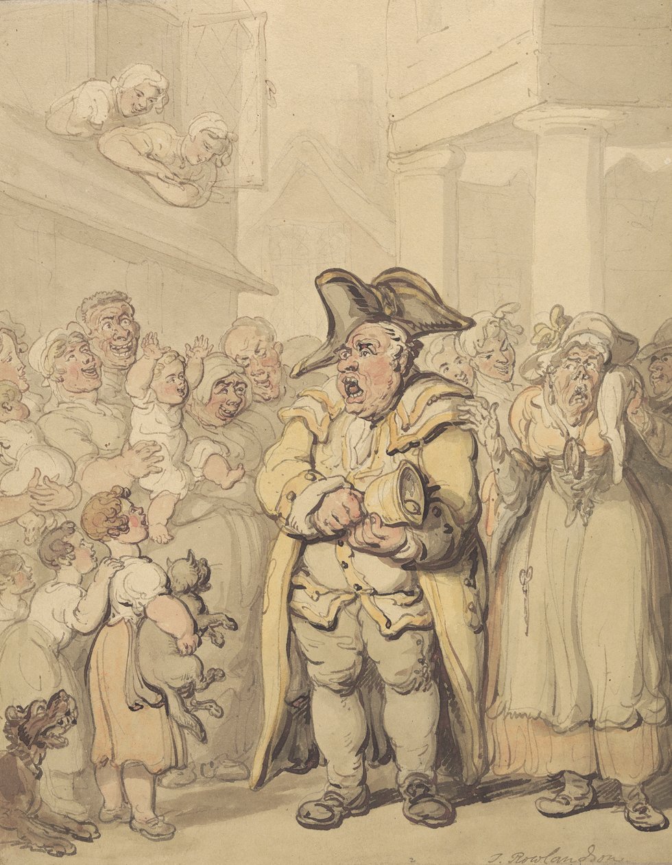Městský křikloun od Thomas Rowlandson
