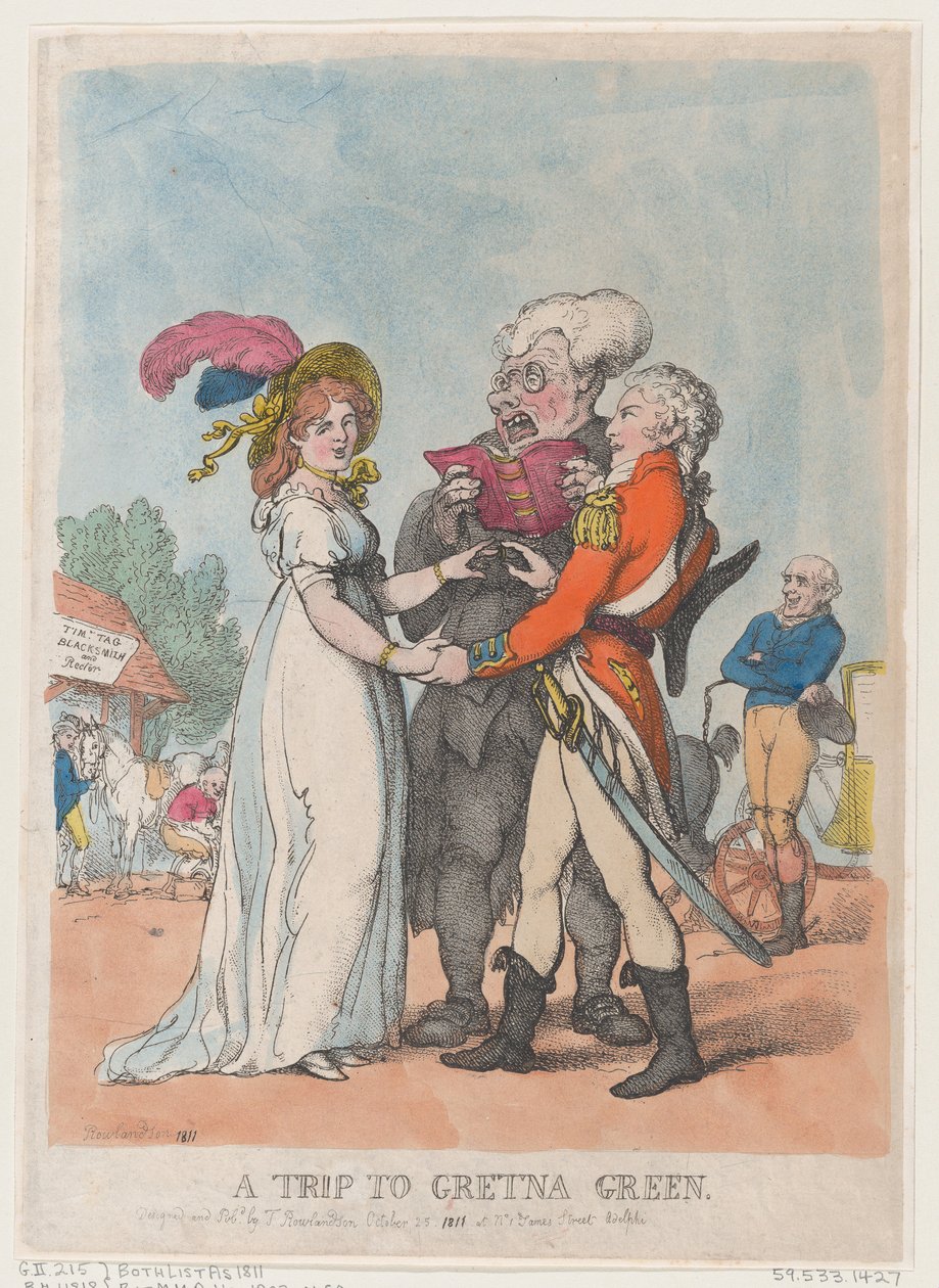 Výlet do Gretna Green, 1803., 1803. od Thomas Rowlandson