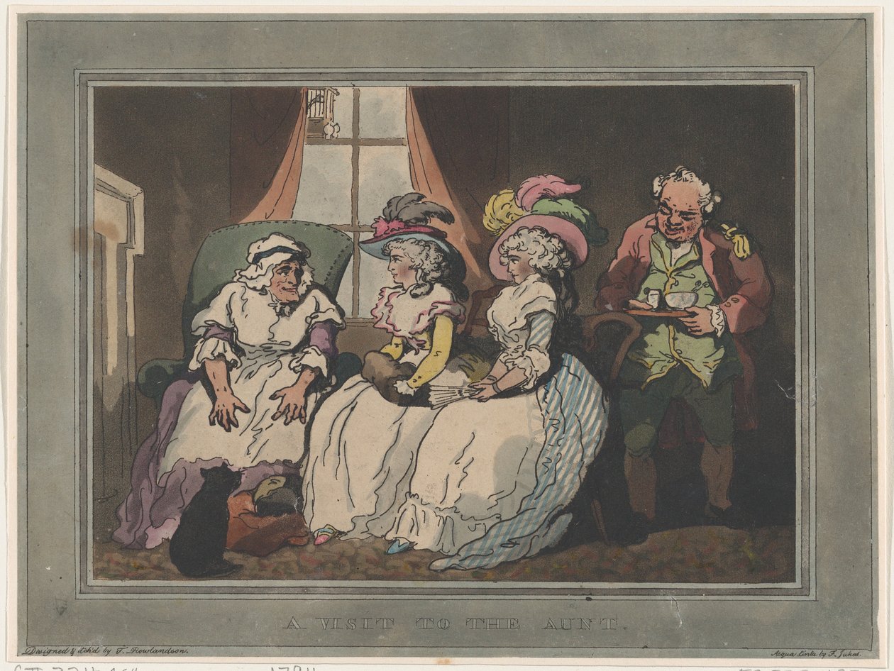 Návštěva u tety, 20. prosince 1794, 20. prosince 1794 od Thomas Rowlandson