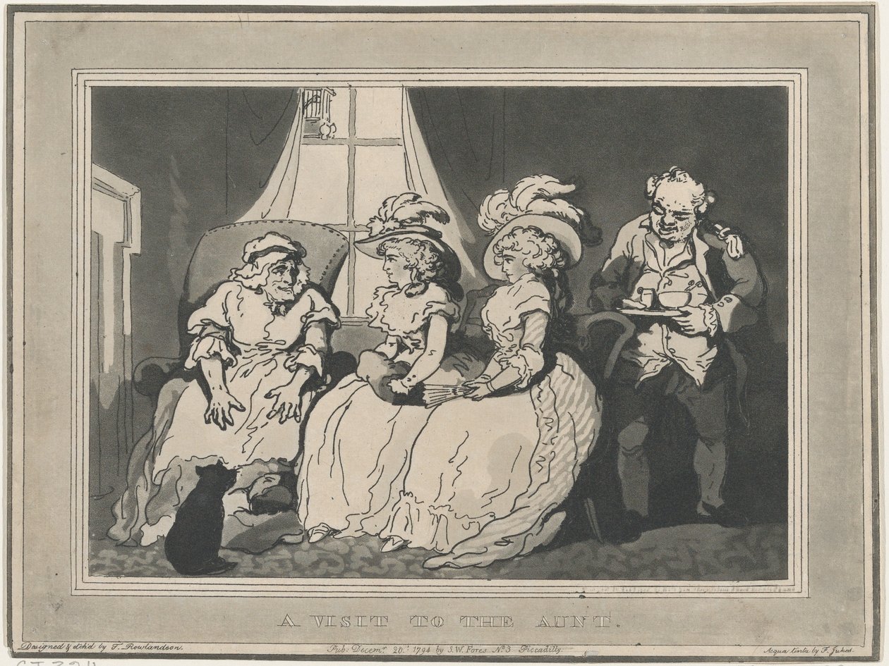 Návštěva u tety, 20. prosince 1794, 20. prosince 1794. od Thomas Rowlandson
