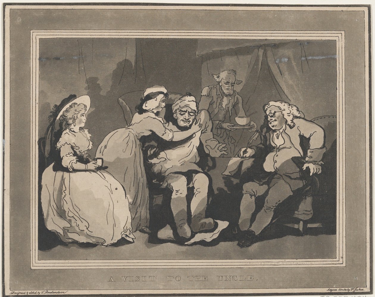 Návštěva u strýce, 20. prosince 1794, 20. prosince 1794 od Thomas Rowlandson