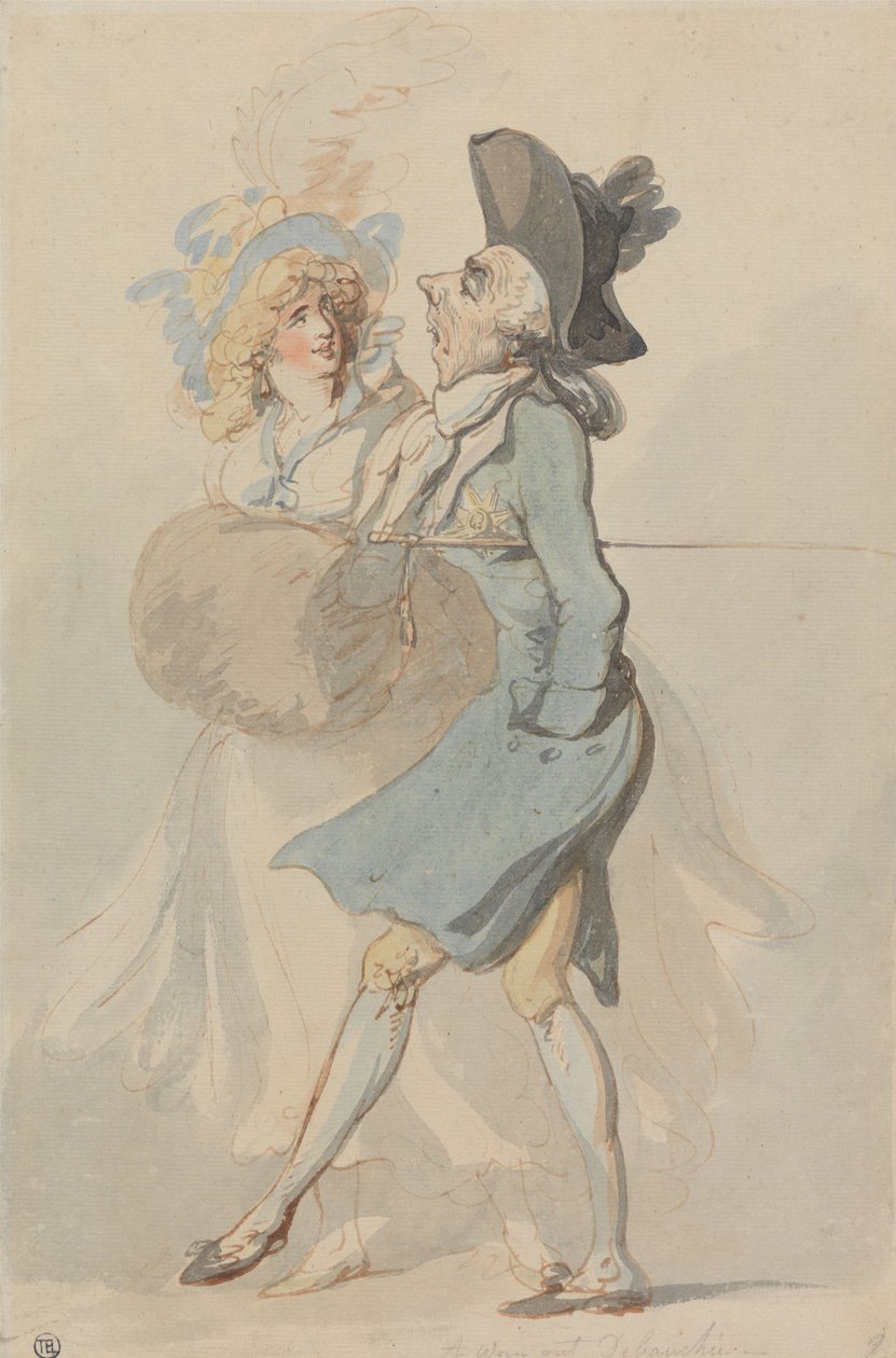 Vyčerpaná hýřivka od Thomas Rowlandson