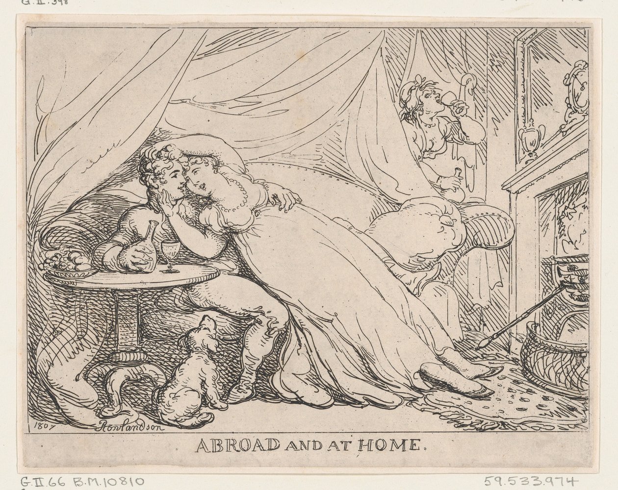V zahraničí a doma, 28. února 1807., 28. února 1807. od Thomas Rowlandson