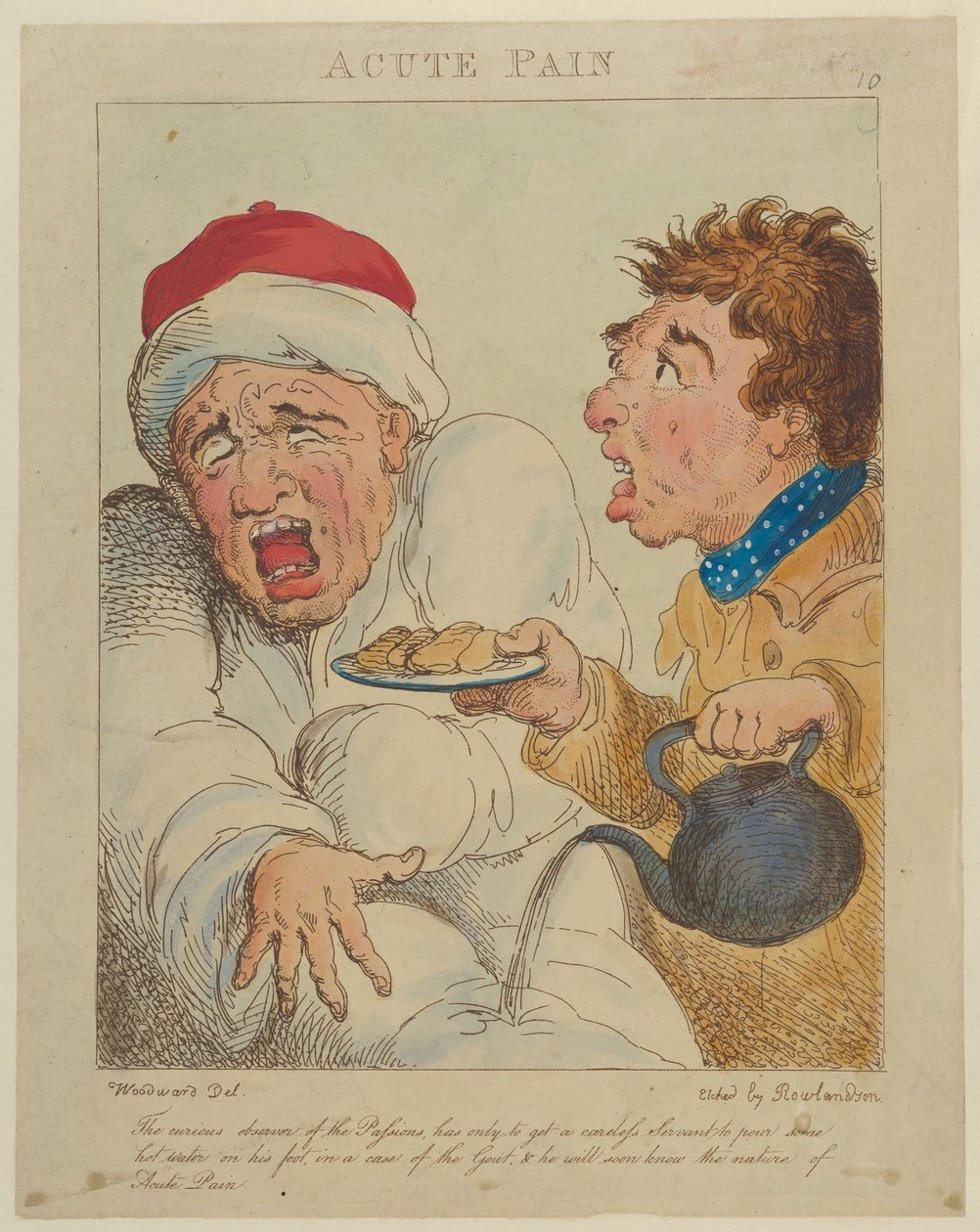 Akutní bolest, 1800., 1800. od Thomas Rowlandson