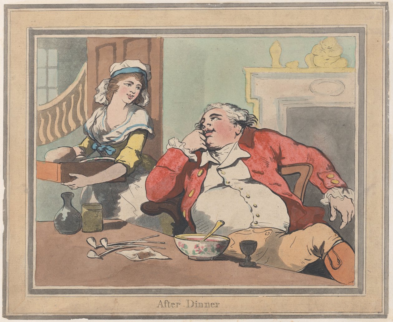 Po večeři, 22. října 1789, 22. října 1789. od Thomas Rowlandson