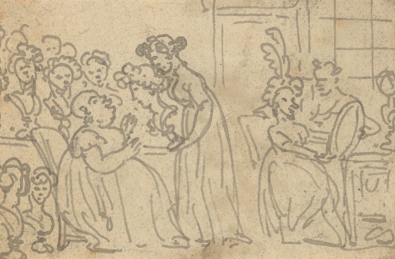 Návrh obalu alba od Thomas Rowlandson