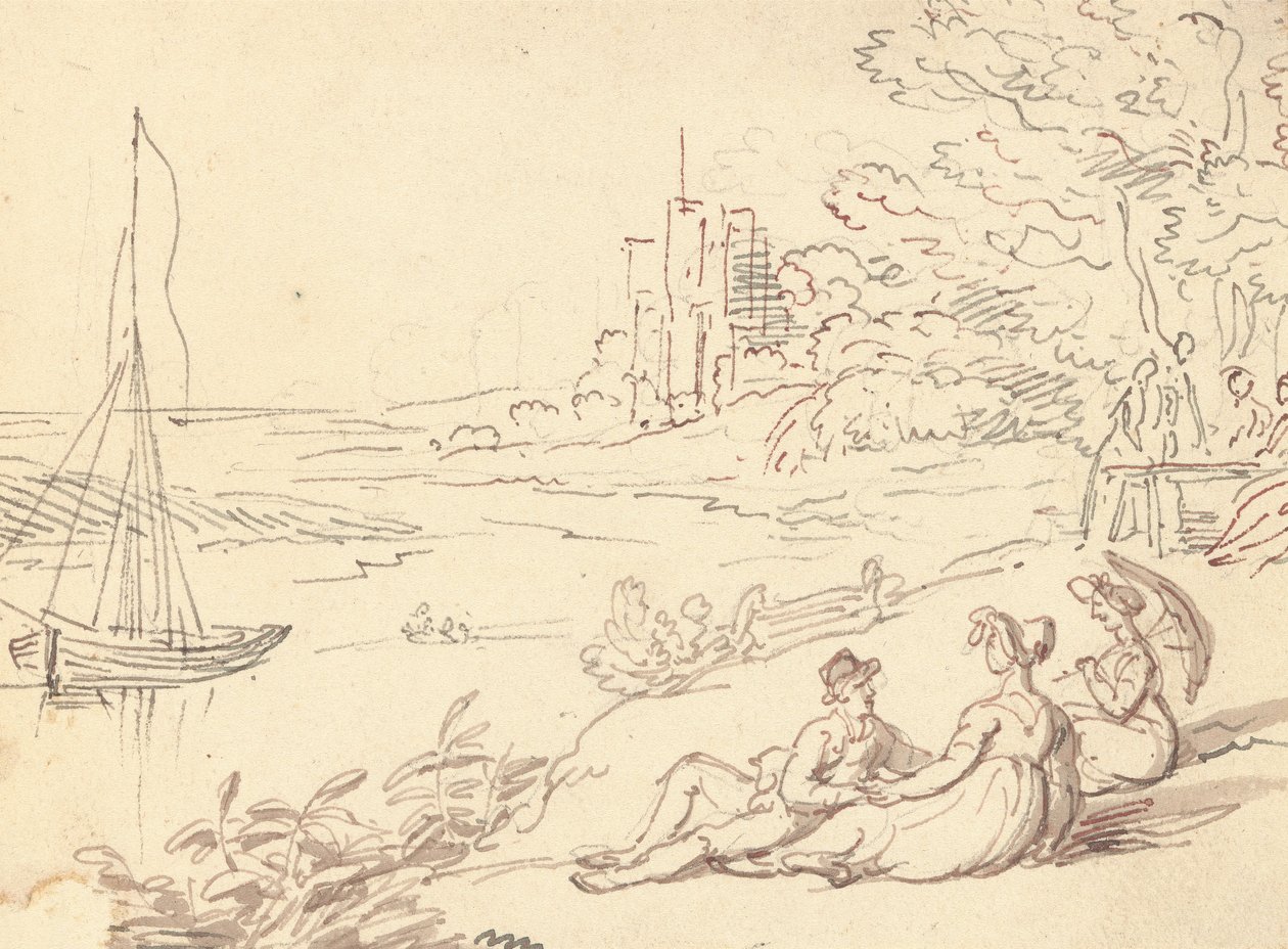 Nákres alba od Thomas Rowlandson