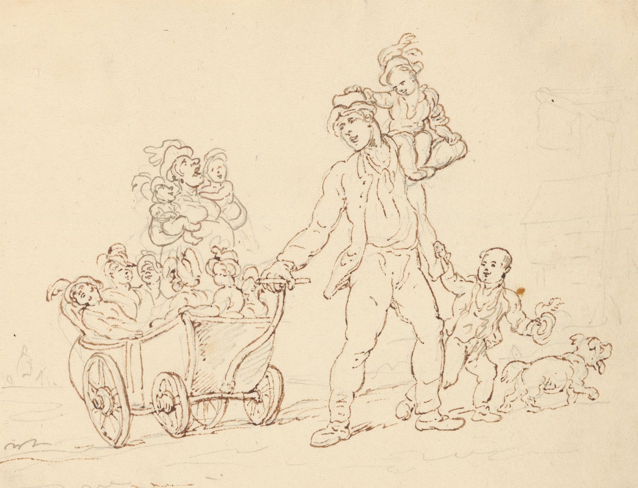 Návrh obalu alba od Thomas Rowlandson