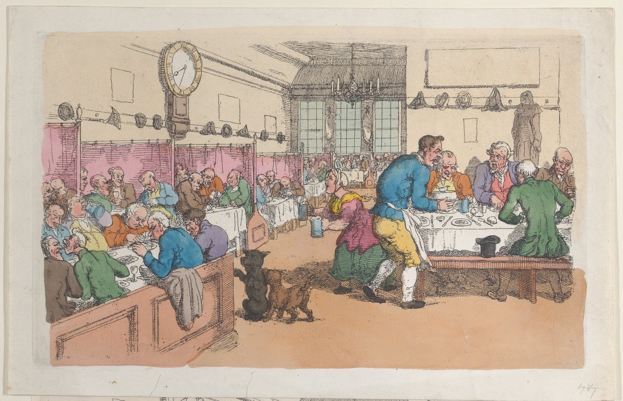 Restaurace od Thomas Rowlandson