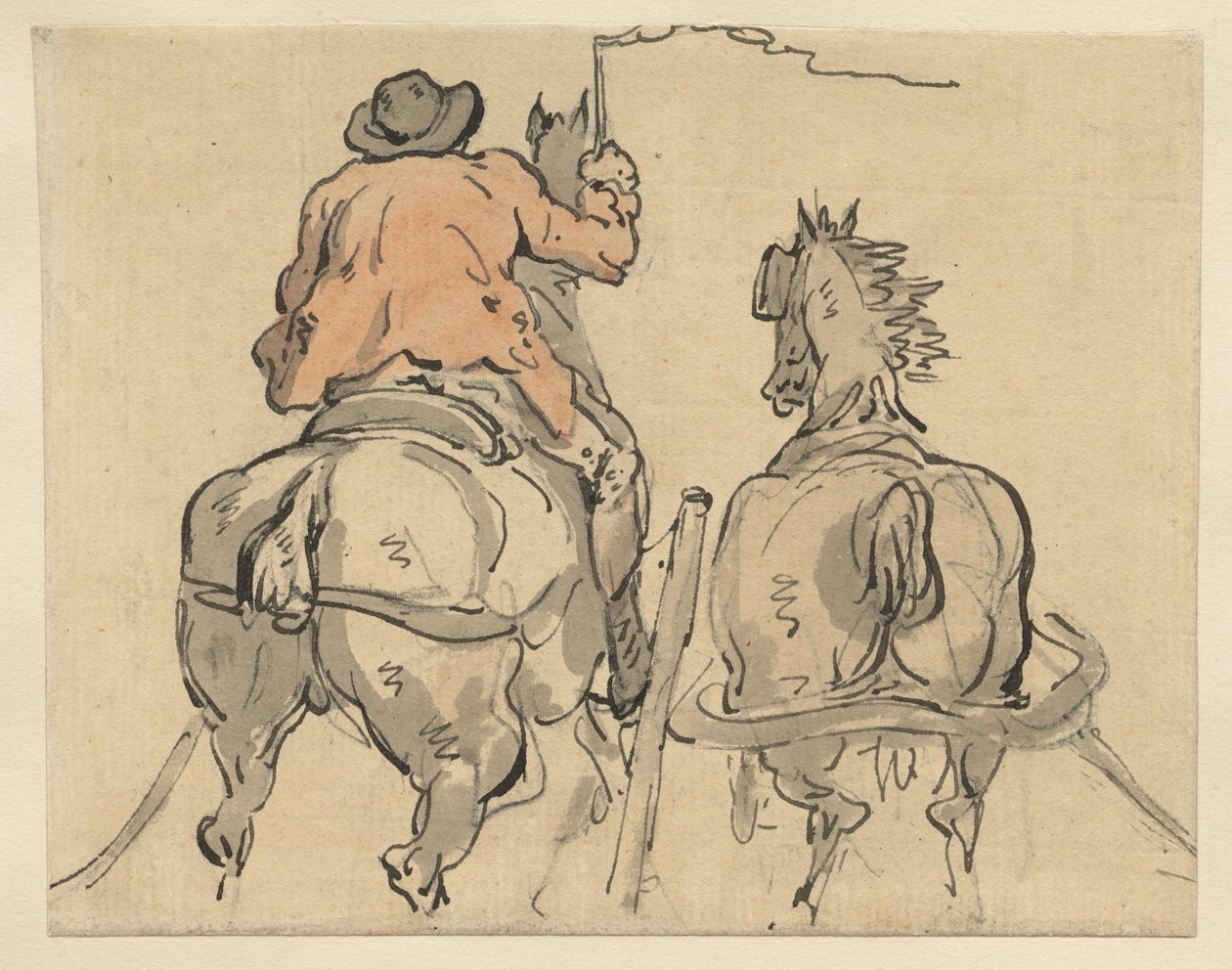 Anglický postilion od Thomas Rowlandson