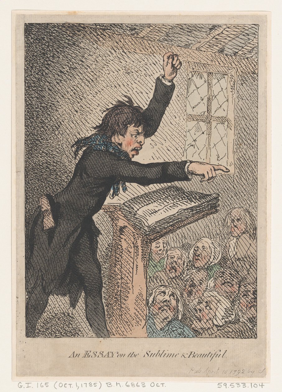 Esej o vznešeném a krásném od Thomas Rowlandson