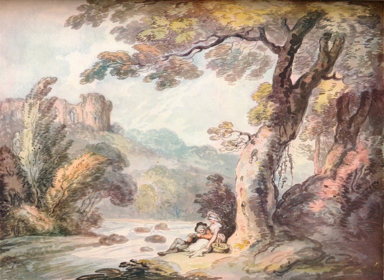 Idylka, c1815 od Thomas Rowlandson