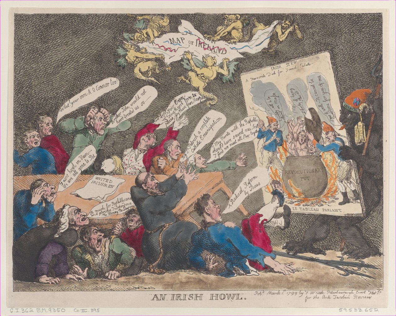 An Irish Howl, 1. března 1799, 1. března 1799. od Thomas Rowlandson
