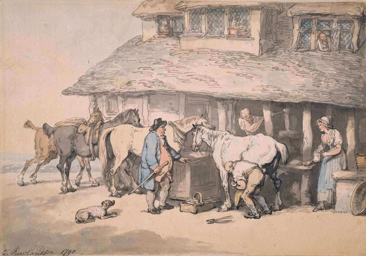 V kovárně, 1790 od Thomas Rowlandson
