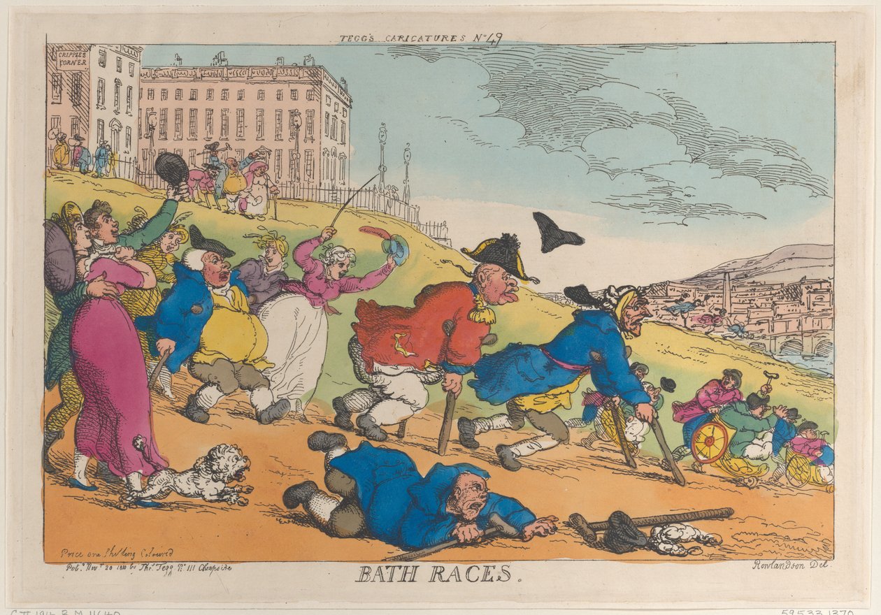 Závody v lázních, 20. listopadu 1810., 20. listopadu 1810. od Thomas Rowlandson