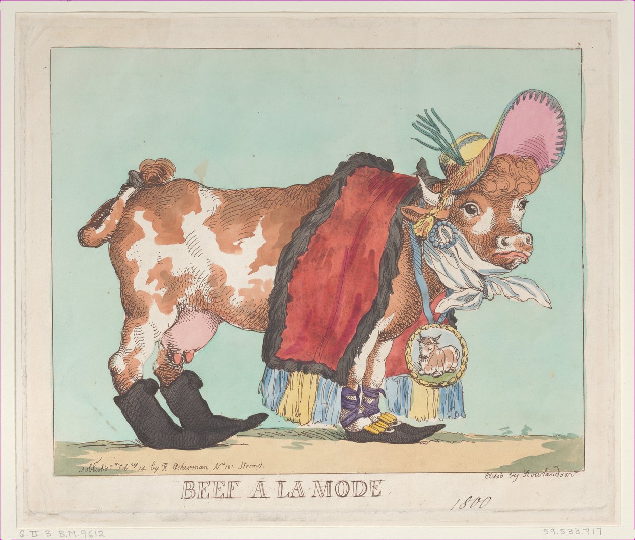 Hovězí maso à la Mode, 14. února 1800, 14. února 1800. od Thomas Rowlandson