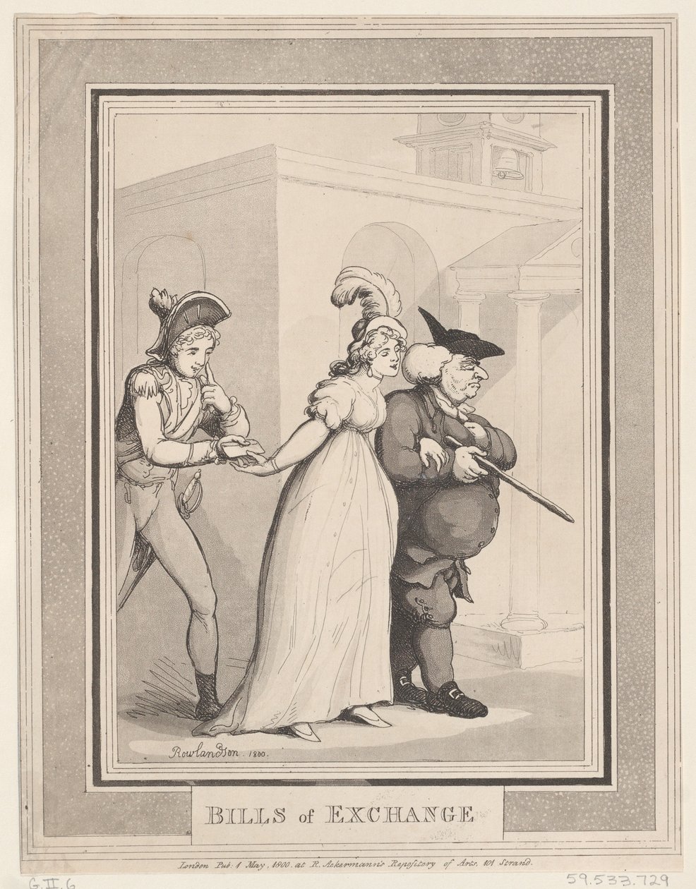 Směnky, 1. května 1800., 1. května 1800. od Thomas Rowlandson