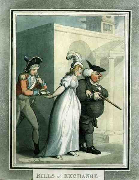 Směnky, hospod. od Rudolfa Ackermanna od Thomas Rowlandson