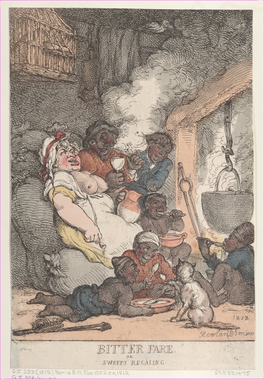 Bitter Fare or Sweeps Regaling, 1812., 1812. od Thomas Rowlandson