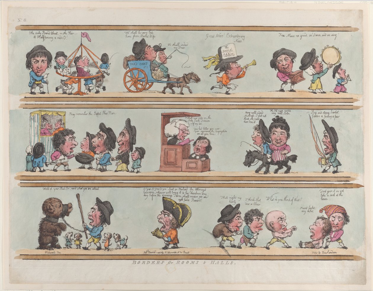 Hranice pro pokoje a sály, deska 8, 20. června 1799, 20. června 1799. od Thomas Rowlandson