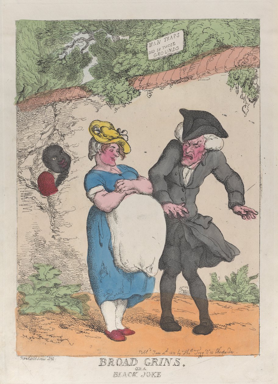 Široký úsměv, nebo černý vtip, 4. června 1812, 4. června 1812. od Thomas Rowlandson