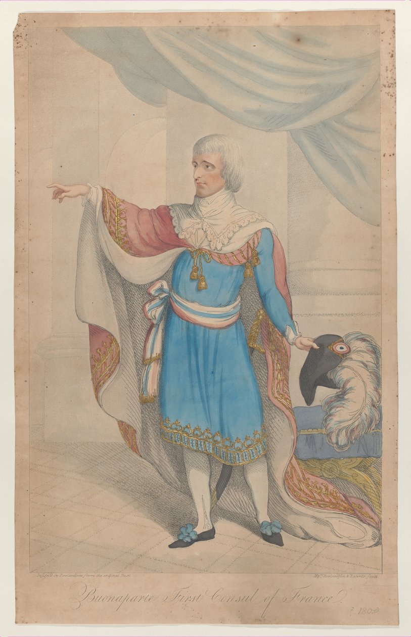 Buonaparte první konzul Francie, 1800-04., 1800-04. od Thomas Rowlandson