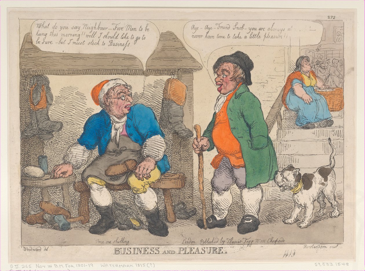 Obchod a potěšení, [1813], dotisk., [1813], dotisk. od Thomas Rowlandson