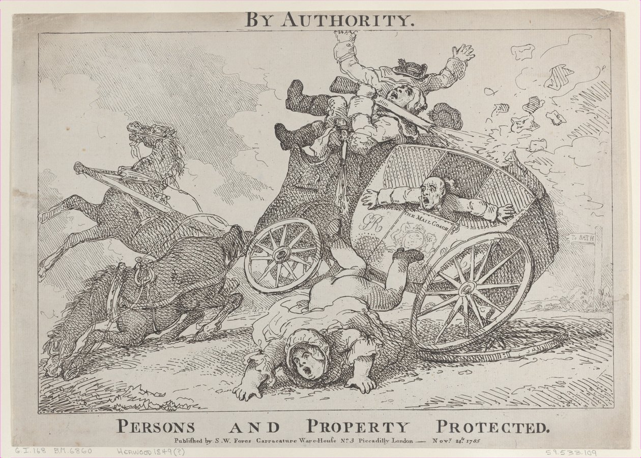 Podle úřadu. Osoby a majetek chráněny, 24. listopadu 1785., 24. listopadu 1785. od Thomas Rowlandson