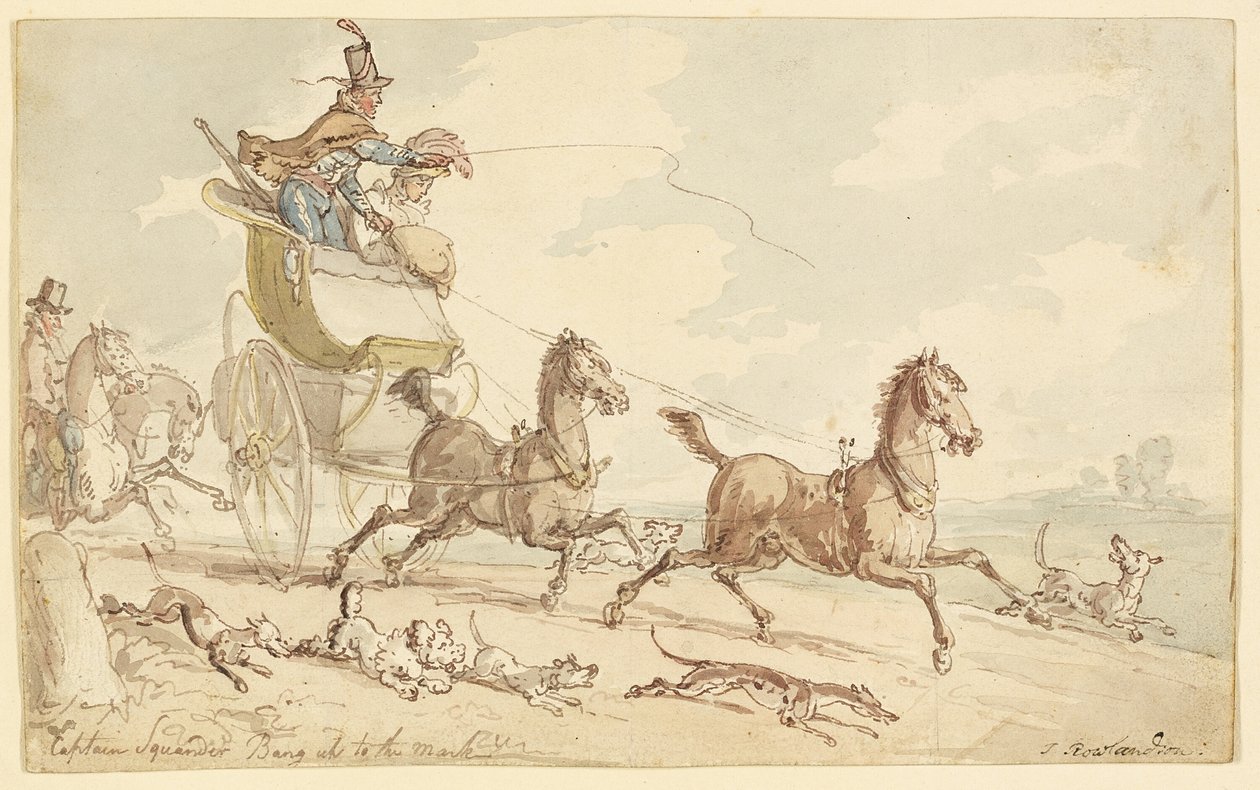 Captain Squander Bang Up to the Mark od Thomas Rowlandson