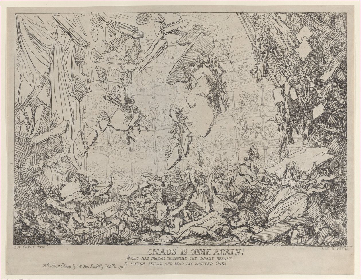 Chaos se vrací!, 4. února 1791, 4. února 1791. od Thomas Rowlandson