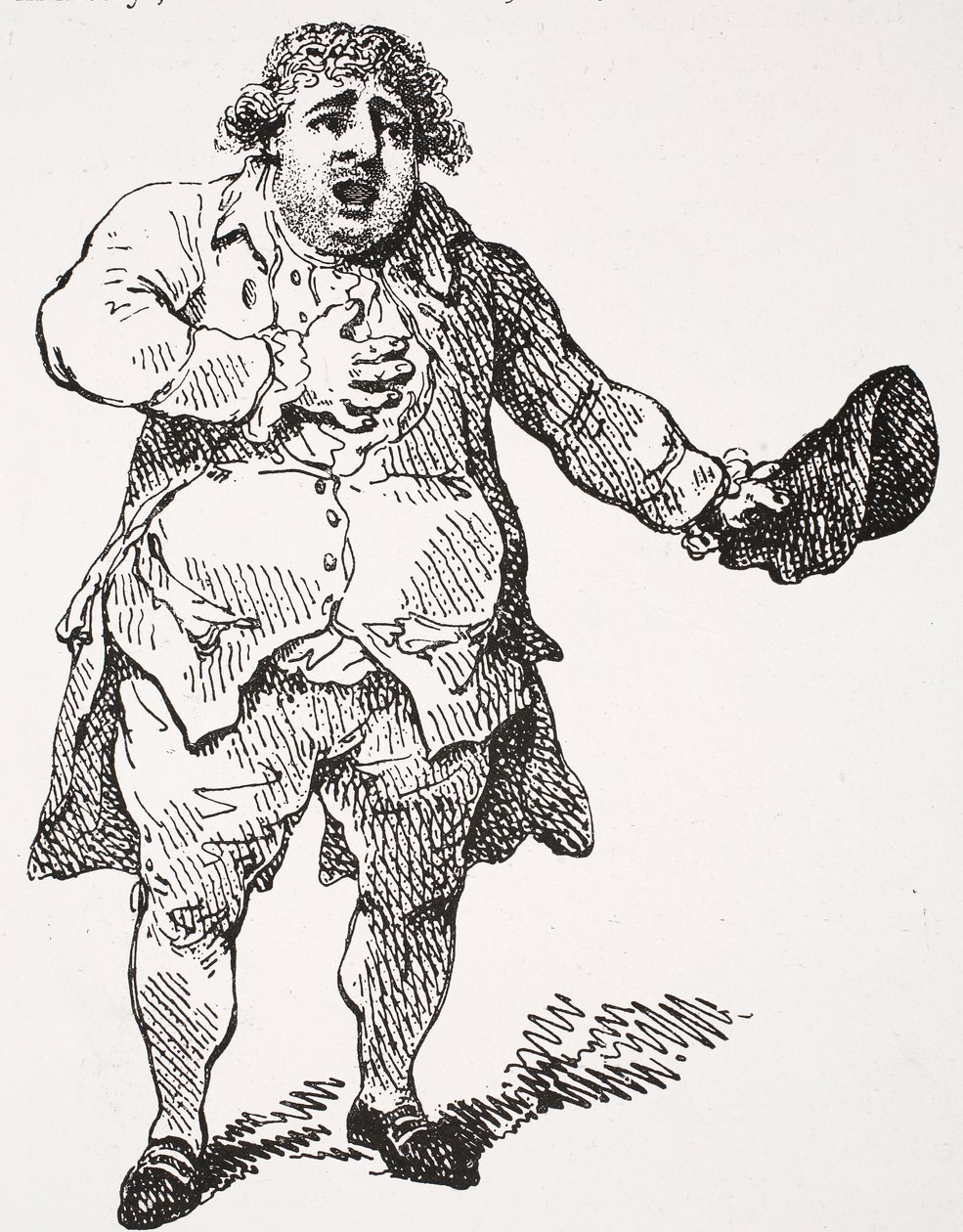 Charles James Fox jako Demosthenes, ilustrace z 