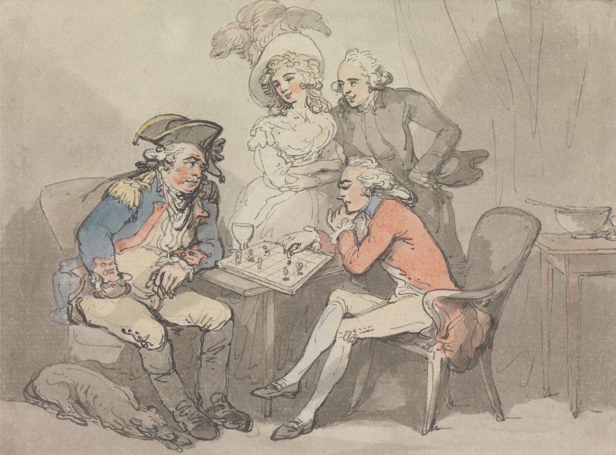 Šach mat od Thomas Rowlandson