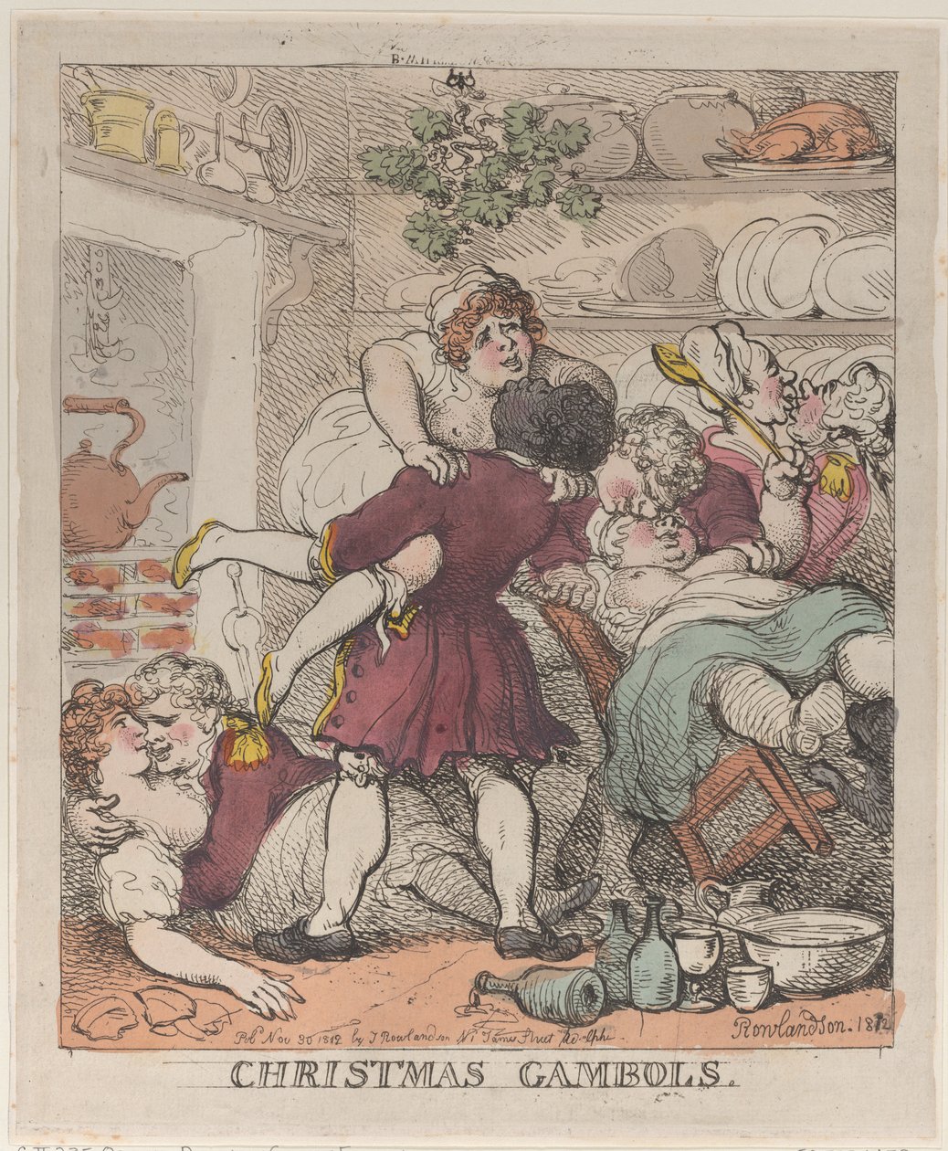 Christmas Gambols, 30. listopadu 1812, 30. listopadu 1812. od Thomas Rowlandson